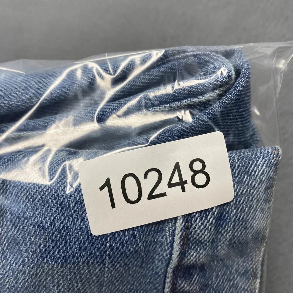 Vintage Levis 550 Jeans‎ Mens 42x32 Light Blue Wash Relaxed Fit Tapered Denim